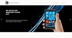 Desktop Screenshot of m-powerinfotech.com